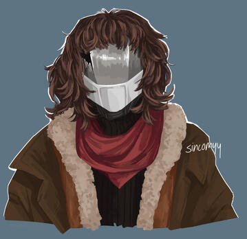 This is a quick personal work thus a little messier but it shows the shading style